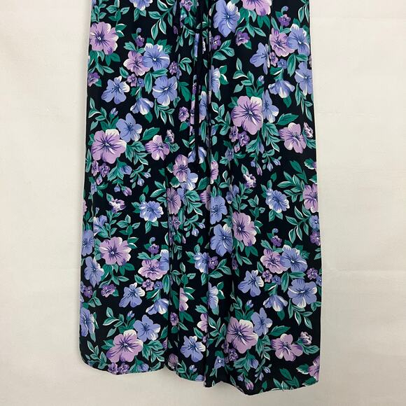 Vintage E.D. Michaels Dress Womens Small Floral Maxi Fairy Grunge Event Romantic - Picture 10 of 13